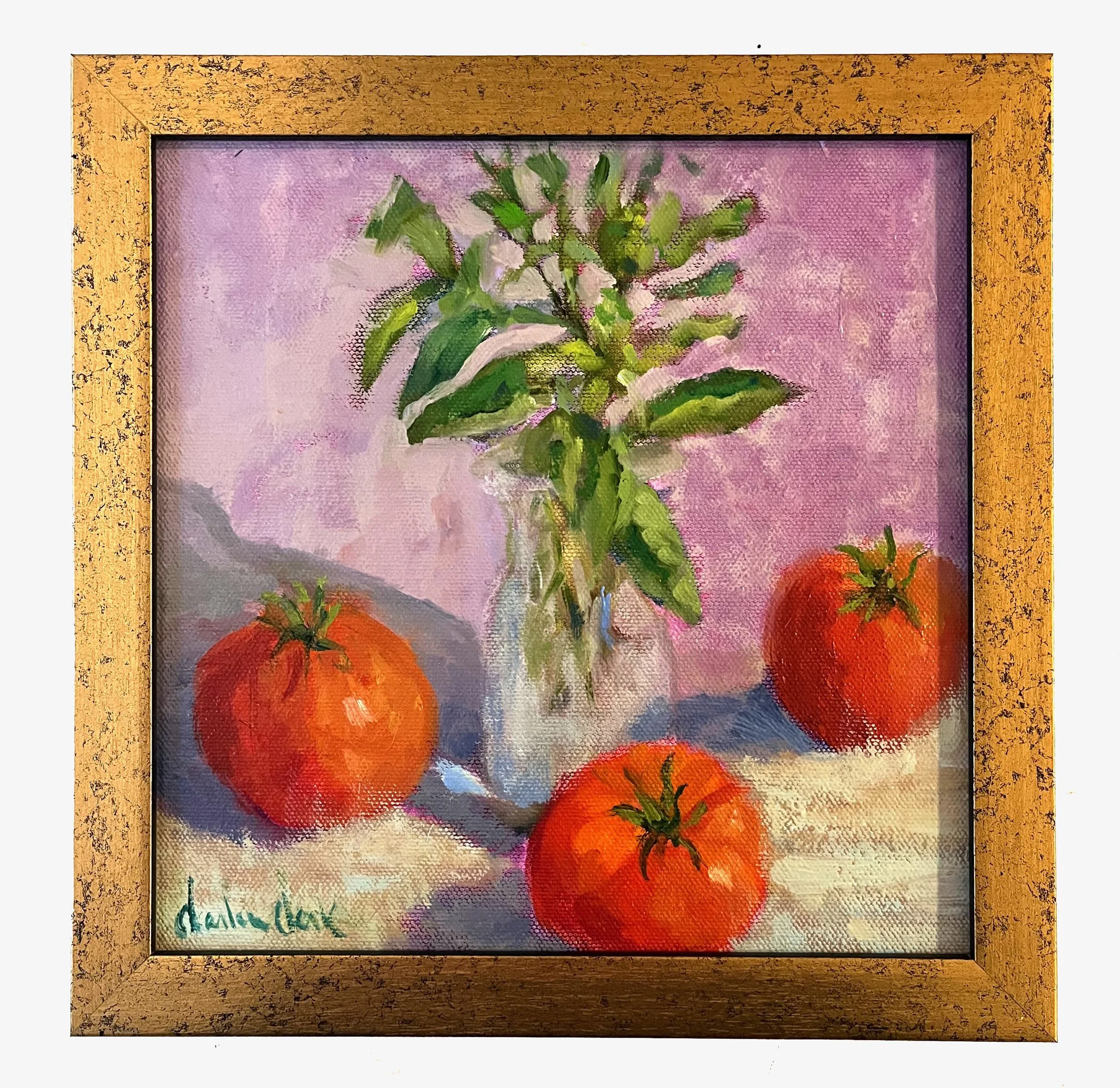 絵画 Charlene Audrey 2004 TuscanToscano 3Set tomato oil painting — Charlene Clark Studio